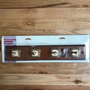 Hookrail dark caramel (light bronze finish)-New